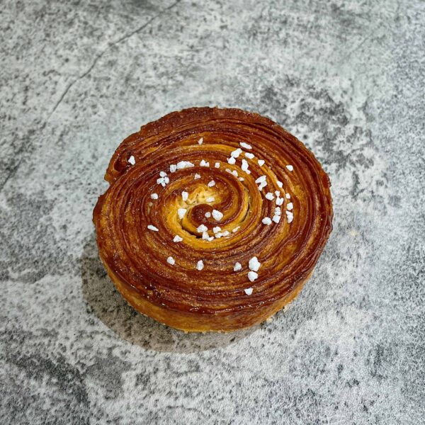 La Levain Brown Sugar Kouign Amann with Himalayan sea salt