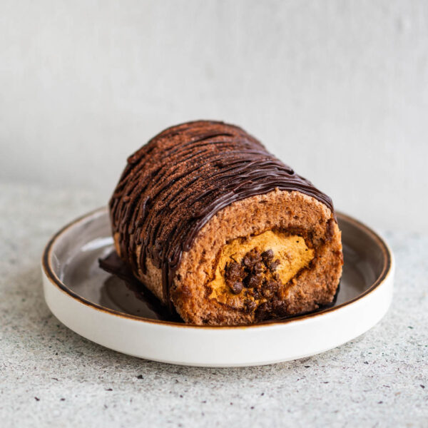 Mocha Swiss Roll