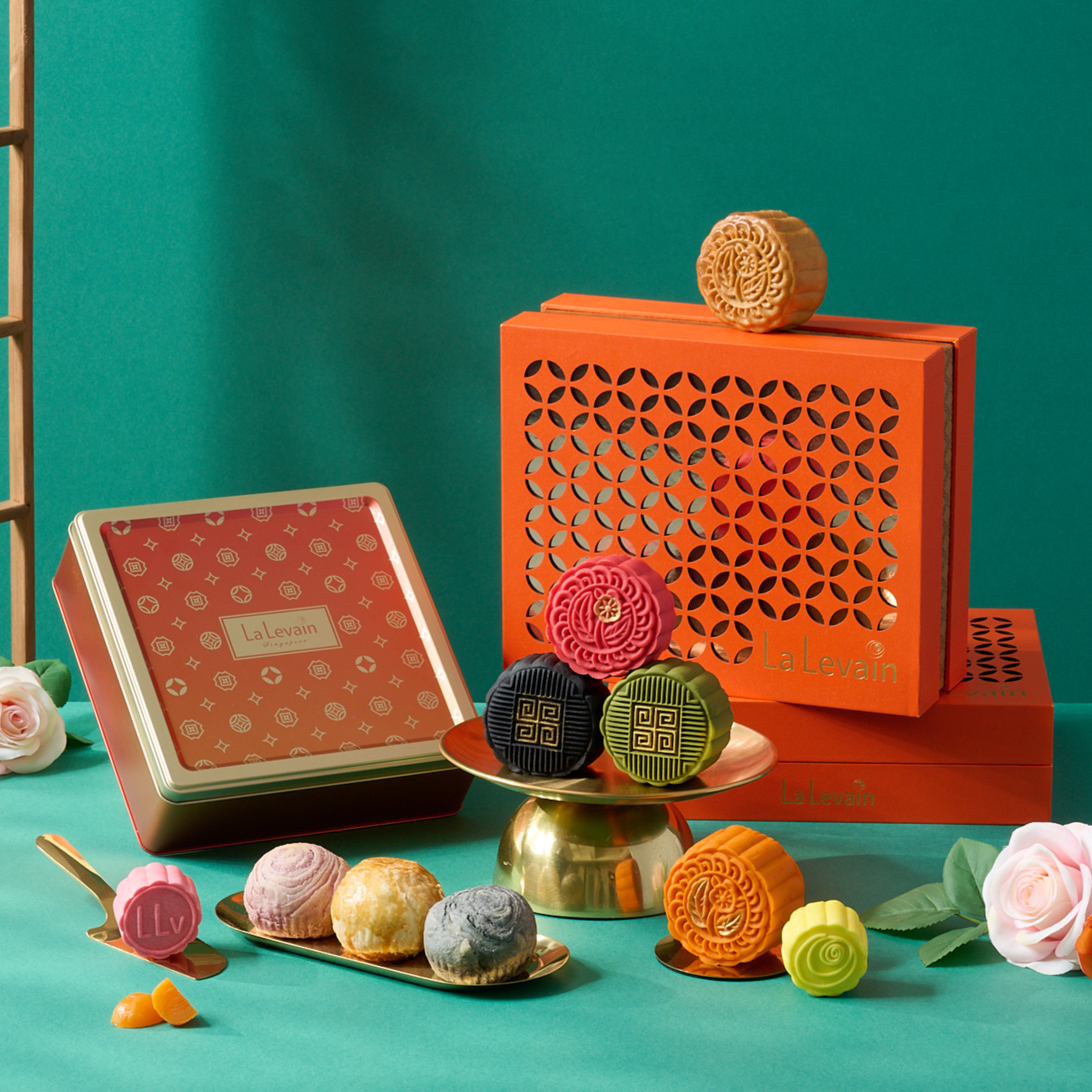 Mooncake Contents 2025 Handcrafted Premium Mid-Autumn Mooncakes - La Levain Singapore