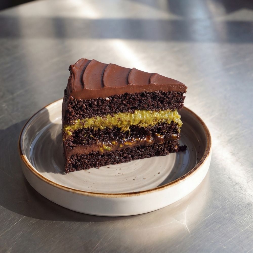 LLV-Pastry-Dubai Pistachio Kunafa Chocolate Gateau Slice-Web