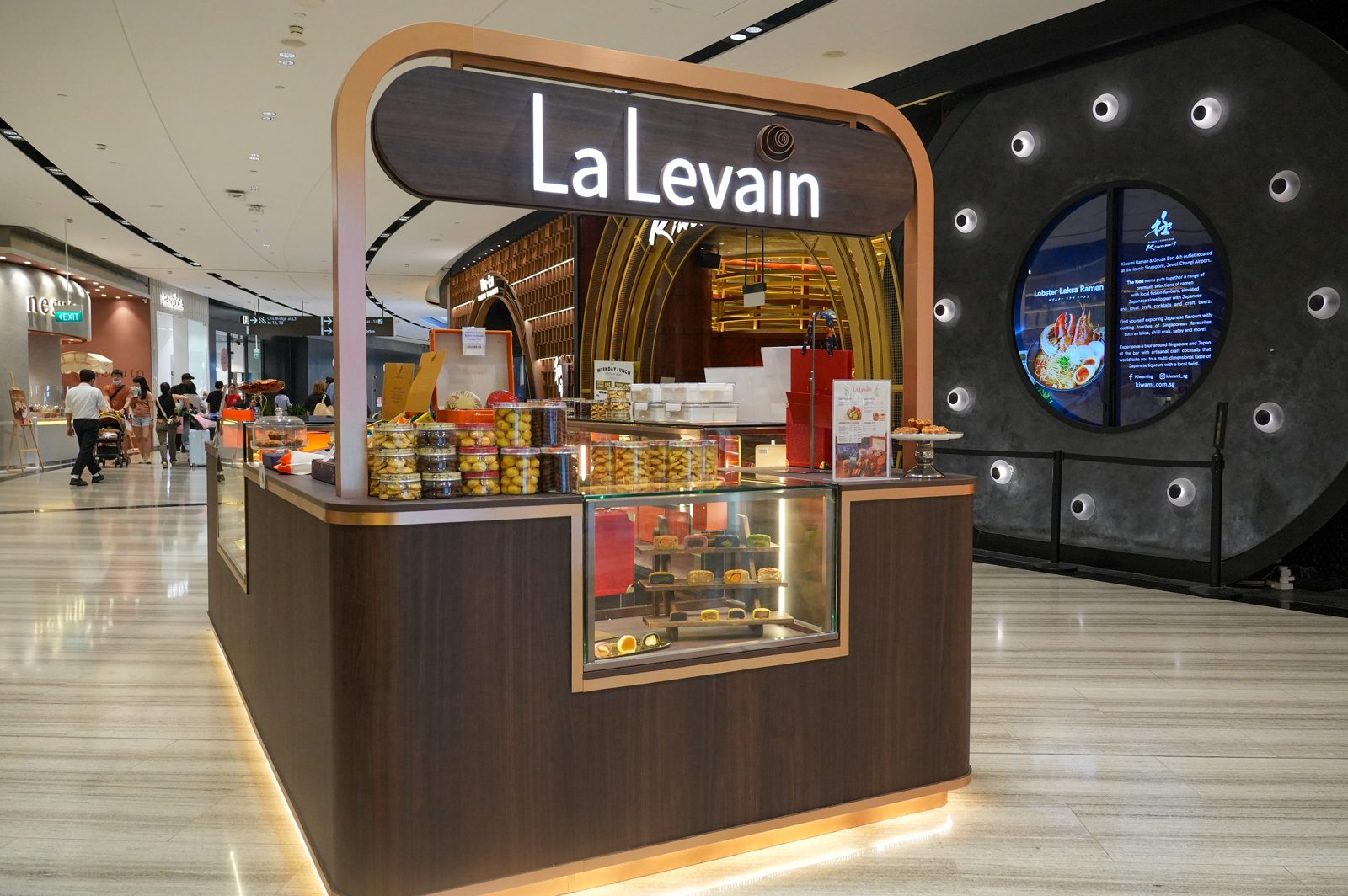 The La Levain pop-up counter on Level 1, Lobby H, Jewel Changi Airport